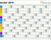 Allerbeste Excel Kalender 2019 Kostenlos