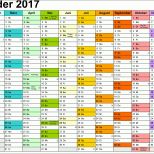 Allerbeste Kalender 2017 Zum Ausdrucken In Excel 16 Vorlagen