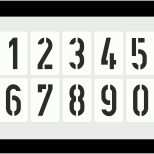 Am Beliebtesten Zahlenschablone Ziffern Schablonen Einzelne Zahlen 10cm