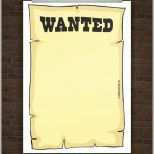 Angepasst Drucke Selbst Kostenlose Vorlage Wanted Plakat
