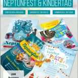 Angepasst Flyer Und Plakatvorlagen Zum Neptunfest Und Kindertag