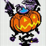 Angepasst Kh Halloween town Template Pixel Art