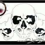 Atemberaubend Airbrush Skull totenkopf Schädel Schablone Stencil