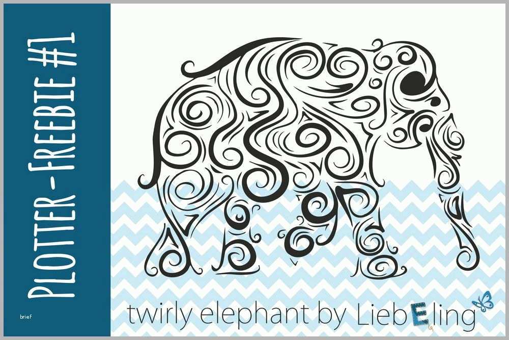 Atemberaubend Elephant Elefant Schneideplotter Datei Udio