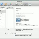 Atemberaubend Mac Os X Mail E Mail Signatur Erstellen formatieren Und