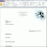 Außergewöhnlich Briefkopf Mit Microsoft Word Erstellen