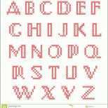 Außergewöhnlich Kreuzstich Alphabet Stockbilder Bild