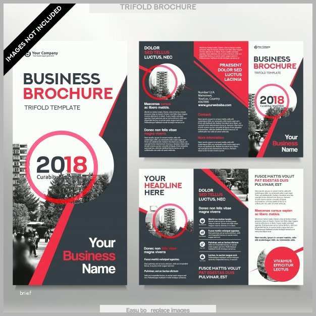 Ausgezeichnet Business Broschüre Vorlage In Tri Fold Layout Corporate