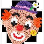 Ausgezeichnet Clown Hama Beads Funny Face 3232 Hama