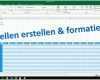 Ausgezeichnet Excel Tabelle Erstellen Und formatieren [tutorial 2016