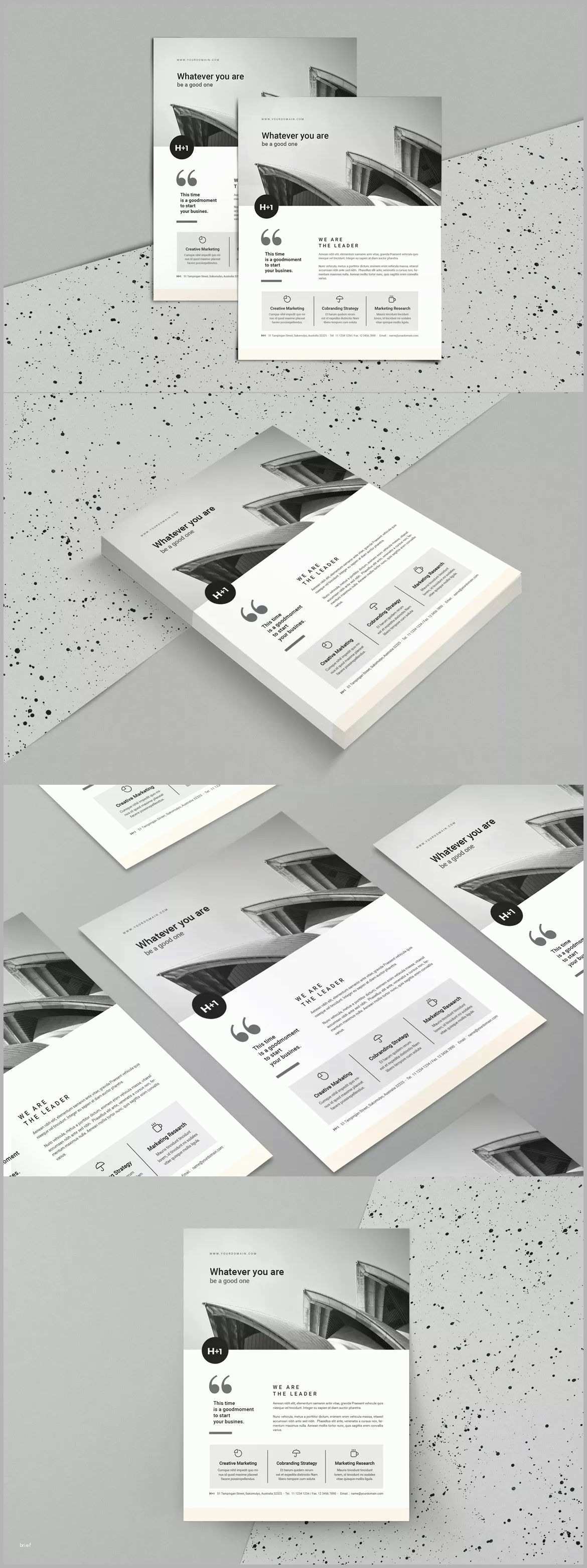 Ausgezeichnet Flyer Template Indesign Indd A4 and Us Letter Size