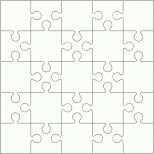 Ausnahmsweise 25 Jigsaw Puzzle Leere Vorlage Oder Schneiden Leitlinien