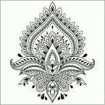 Ausnahmsweise Henna Tattoo Flower Template In Indian Style Ethnic