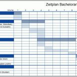Ausnahmsweise Zeitplan Erstellen Bachelorarbeit Mit Excel Vorlage