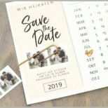 Beeindruckend 15 Save the Date Diy Vorlagen Für Eure Hochzeit &amp; Save the
