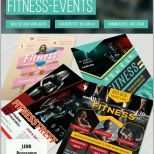 Beeindruckend Flyer Vorlagen Für Fitnessstudios Und Fitness events