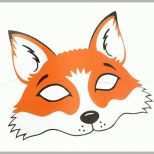Beeindruckend Fuchs Maske Zum Ausdrucken
