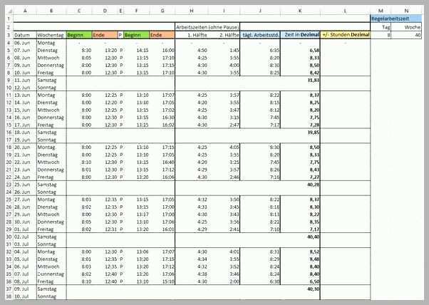 Beeindruckend Stundenzettel Excel Vorlage Kostenlos 2017 Schreiben