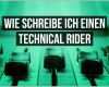 Beeindruckend Technical Rider Schreiben so Geht S Bonedo