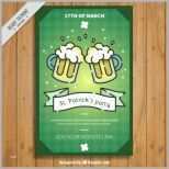 Beeindruckend Vintage Faltblatt Vorlage Mit Bier Für St Patrick Tag
