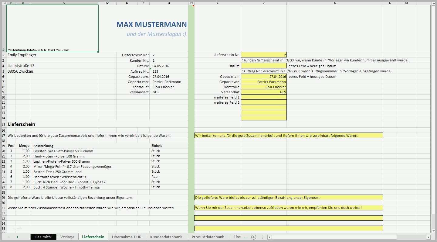 Bemerkenswert Excel Datenbank Vorlage Beste [kundendatenbank Excel
