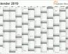 Bestbewertet Excel Kalender 2019 Kostenlos