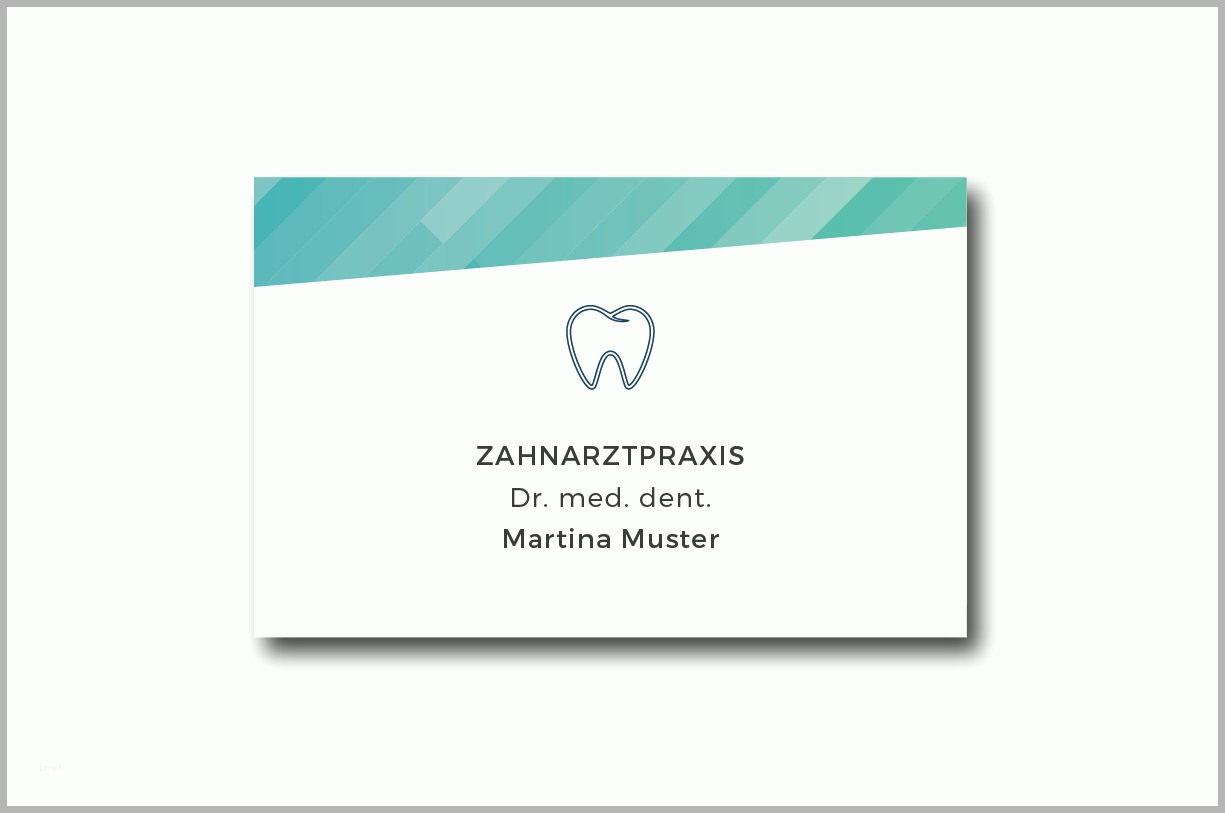 Bestbewertet Zahnarzt Visitenkarten Praxisdesigns