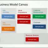 Beste Editable Business Model Canvas Powerpoint Template