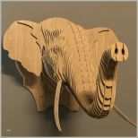 Beste Elephant Head 3d Puzzle Animals Cnc Decoration