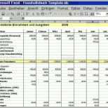 Beste Haushaltsbuch Excel Vorlage Kostenlos – De Excel