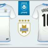 Beste Uruguay Fußball Trikot Oder Fußball Kit Vorlage