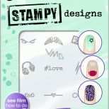 Einzahl Essence Nail Art Designs Stampy Vorlage Stempel 01 Spaß