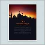 Einzahl Ramadan Kareem Flyer Poster Vorlage