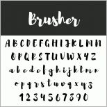 Einzigartig 10 Kostenlose Brush Fonts Frei Zur Kommerziellen Nutzung