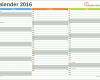 Einzigartig Excel Kalender 2016 Kostenlos