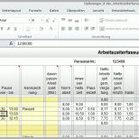 Empfohlen Excel Arbeitszeiterfassung Mit Variabler Pausenzeit