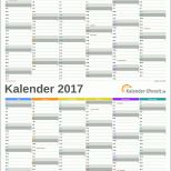 Empfohlen Excel Kalender 2017 Kostenlos