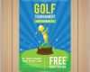 Erschwinglich Golf Poster Vorlage Mit Goldenen Trophäe