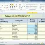 Erschwinglich Haushaltsbuch Excel