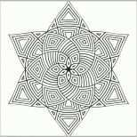 Erschwinglich Mandala Vorlagen Stern Und Blume In Einem Design