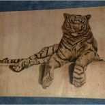 Erstaunlich Brandmalerei Tiger Vorlage
