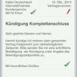 Exklusiv 50 Angenehm Kündigung Kabel Deutschland Vorlage Abbildung