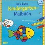 Exklusiv Das Dicke Kindergarten Malbuch Mit Farbigen Vorlagen Und