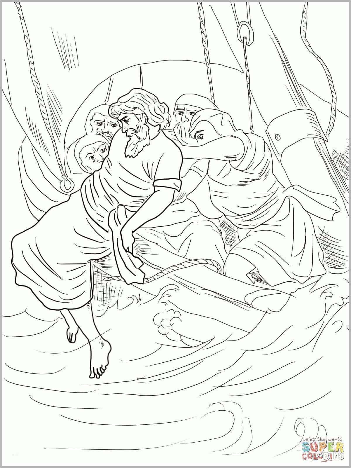 Exklusiv Jona Im Wal Ausmalbilder Jonah In the Whale Coloring Pages