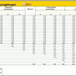 Exklusiv Kalkulation Von Eigenerzeugnissen Excel Vorlage Zum Download