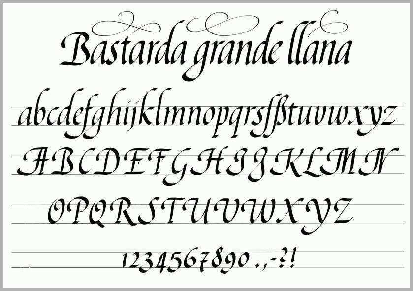 45 Fantastisch Kalligraphie Schrift Vorlagen 1