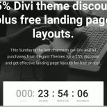 Fantastisch Divi theme Discount Mit Kostenlosen Landingpage Layout
