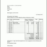 Fantastisch Excel Vorlage Rechnung Kostenlos