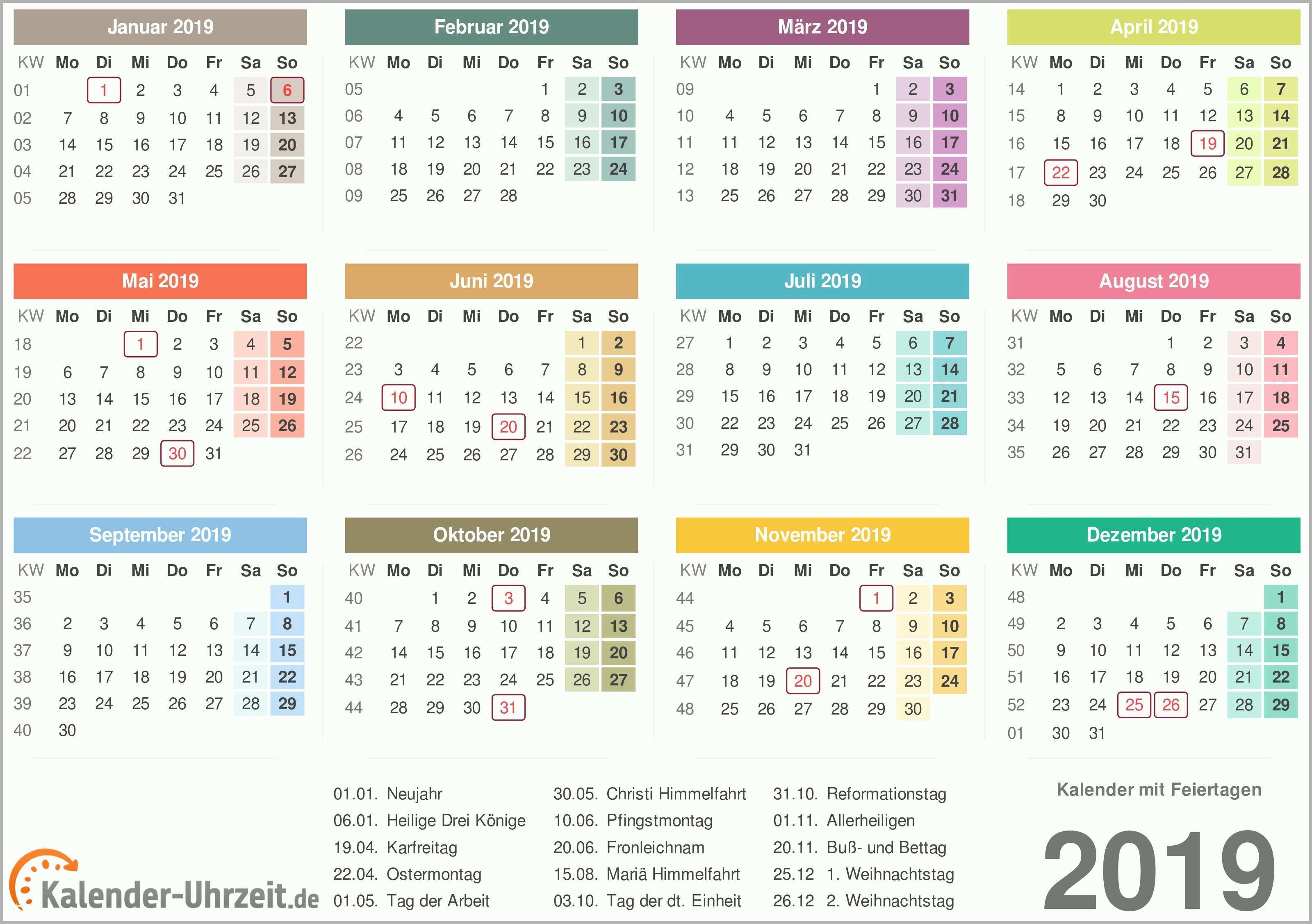 Fantastisch Fotokalender 2018 Vorlage Angenehm Kalender 2019 Mit