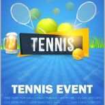 Fantastisch Tennis event Flyer Oder Poster Vorlage Vektor Design